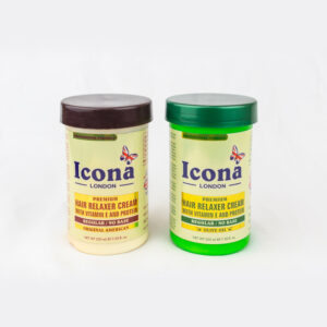 ICONA -  Crème défrisante pour cheveux. 220 ml / 7.50 oz.