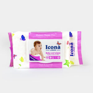 ICONA LONDON - Lingettes humides pour bébé (FRESH & NOURISH).