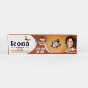 ICONA LONDON - Crème super éclaircissante à base de noix de coco.
